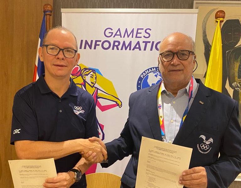 Comités Olímpicos de Costa Rica y Ecuador firman convenio de cooperación deportiva