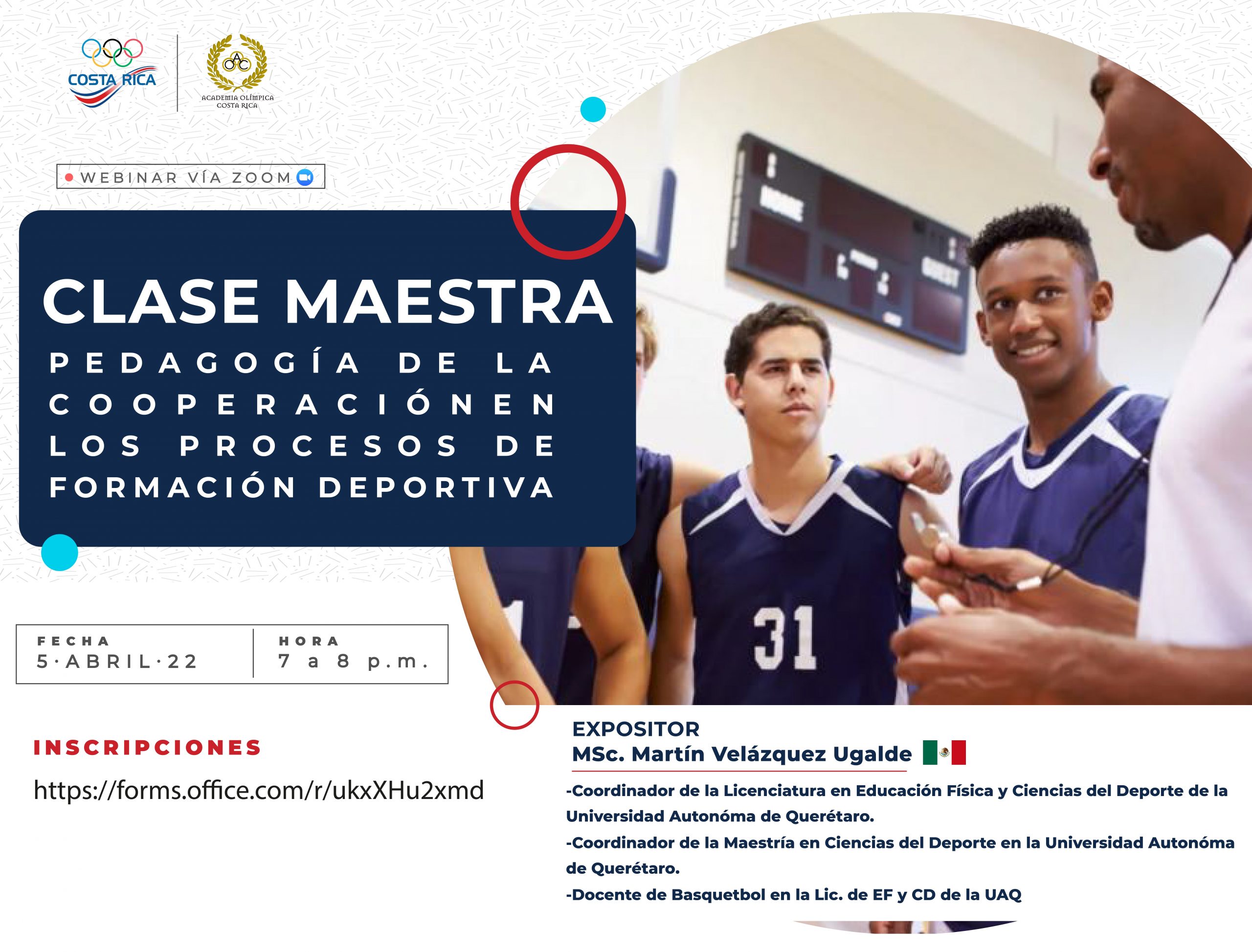 Webinar: «Pedagogía de la Cooperación en los Procesos de Formación Deportiva»