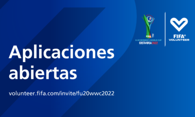 Hoy comienza el proceso de inscripción de voluntarios para la Copa Mundial Femenina Sub-20 de la FIFA Costa Rica 2022™