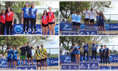 Voleibol de playa: Atenas gana doble oro femenino, Belén y Mora triunfan en masculino