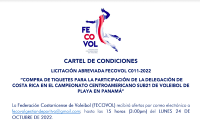 LICITACIÓN ABREVIADA FECOVOL C011-2022