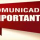 Comunicado importante
