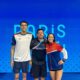 Nadadores costarricenses entrenan en la Défense Arena para París 2024