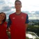 Alondra Ortiz, Alberto Vega y Sebastián Sancho ya están en la Villa Olímpica en saint denis