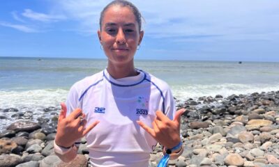 Surfista Lía Díaz le da la primera plata a Costa Rica de los Juegos Centroamericanos y del Caribe