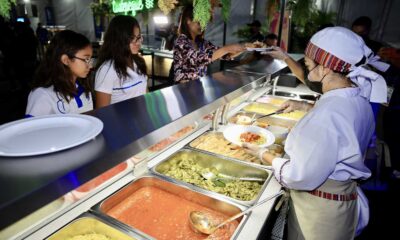 Comedor con gran menú para los Juegos Centroamericanos y del Caribe San Salvador 2023