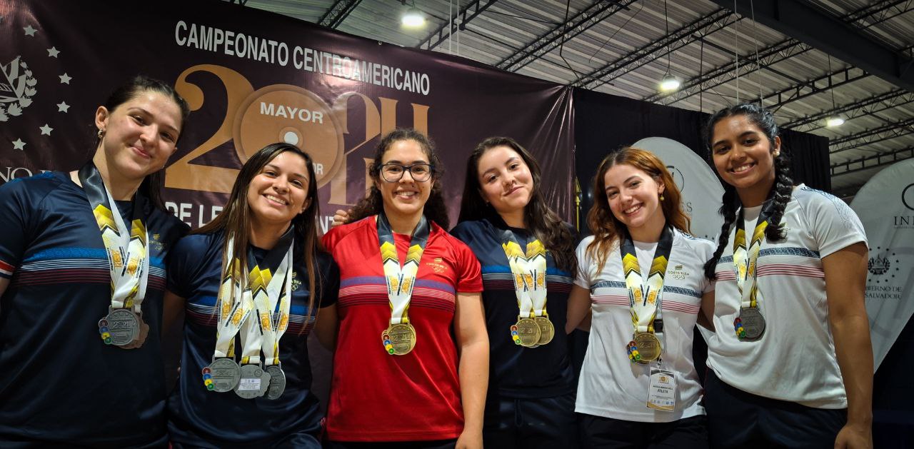 Costa Rica conquista 34 medallas en el Campeonato Centroamericano Mayor 2024 de Halterofilia