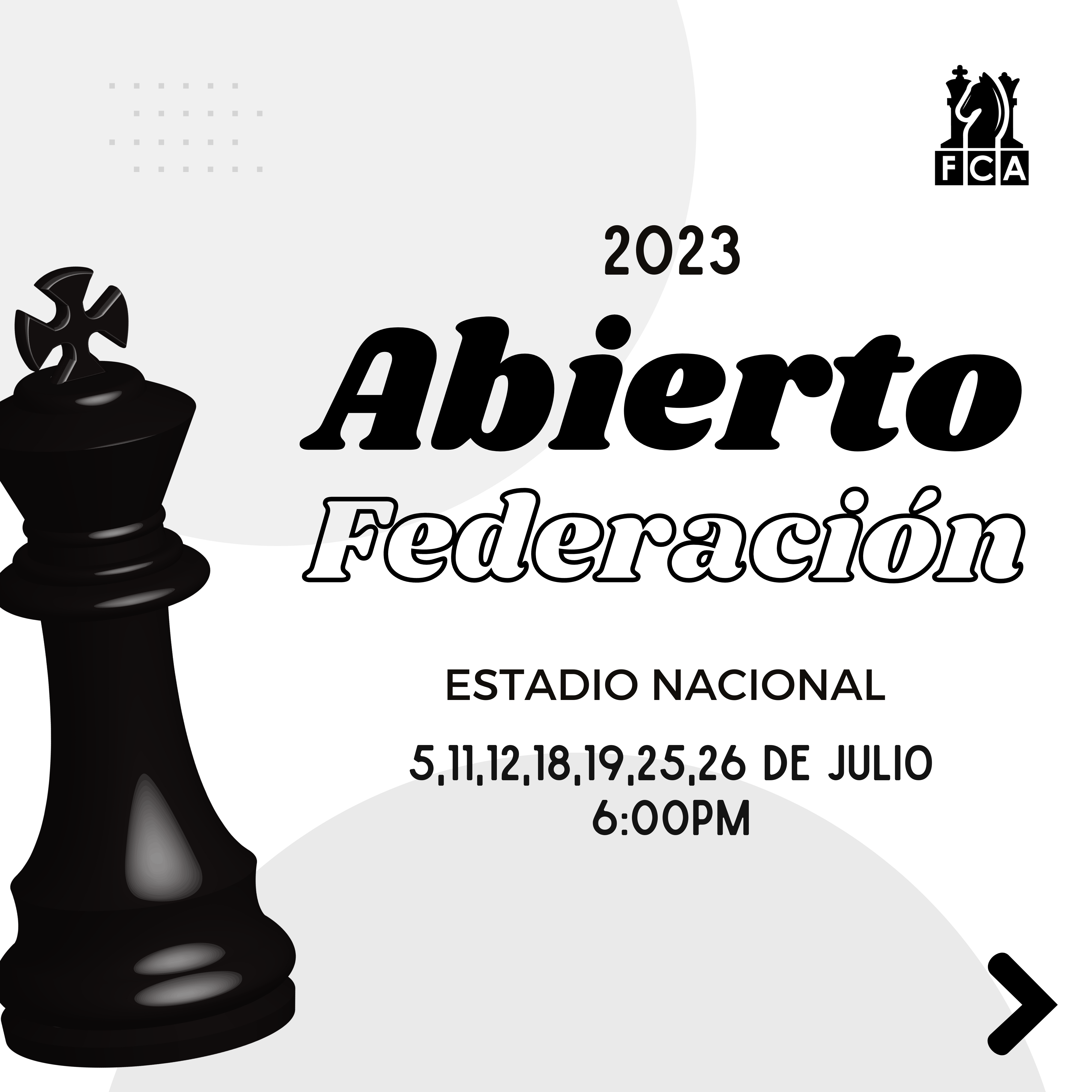 Bases de Competencia “Abierto Federación”