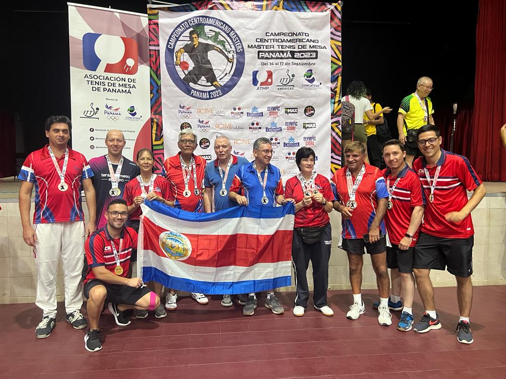 Costa Rica alcanzó el Sub-Campeonato en el Centroamericano Másters en Panamá