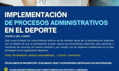 Implementación de Procesos Administrativos en el Deporte