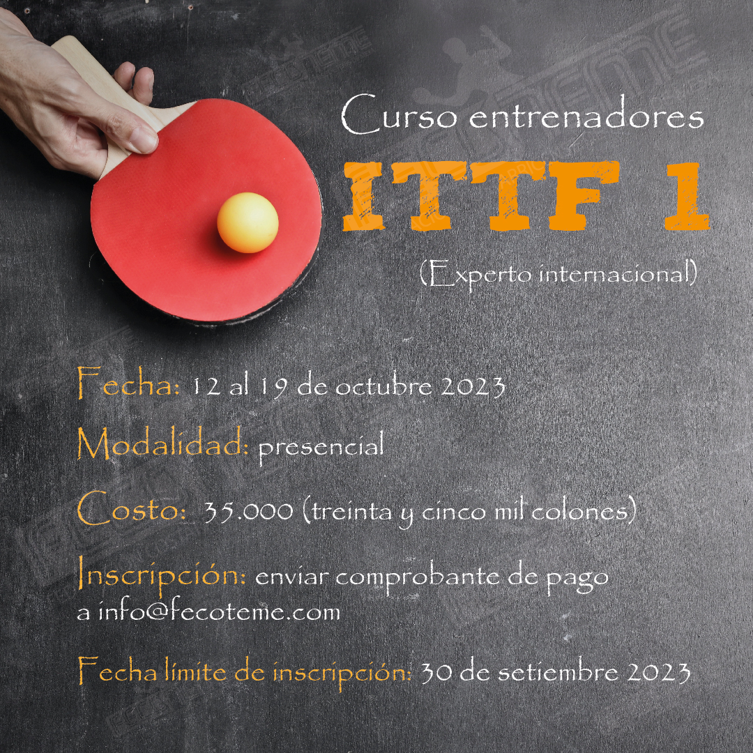 Curso para entrenadores ITTF 1